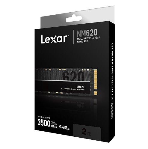 Lexar SSD NM620 PCle Gen3 M.2 NVMe - 2TB (čtení/zápis: 3500/3000MB/s)