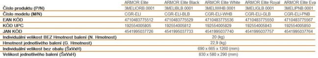 COUGAR herní židle ARMOR ELITE EVA - černá/růžová