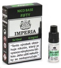 Nikotinová báze CZ IMPERIA 5x10ml PG50-VG50 6mg
