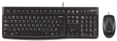 Logitech drátové combo klávesnice myš MK120 - EER - CZ layout - černá