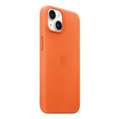 MPPF3ZM/A Apple Kožený Kryt vč. MagSafe pro iPhone 14 Plus Orange