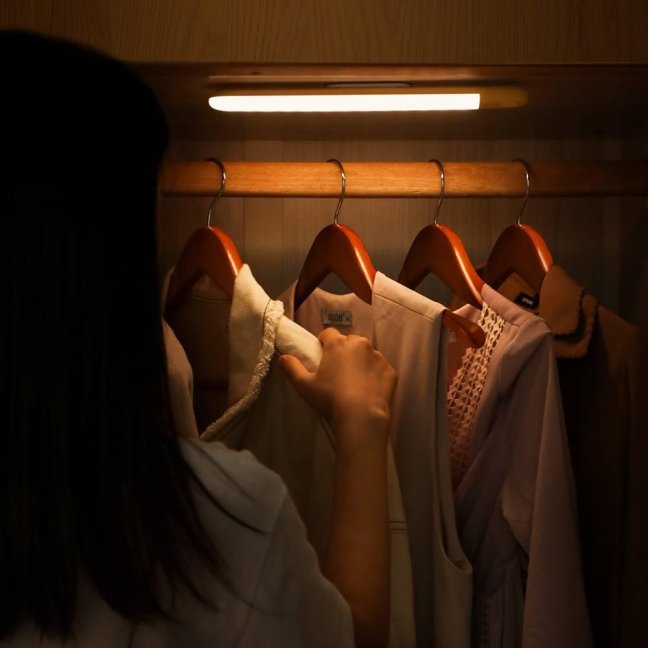 Baseus Home Sunshine Human body Induction wardrobe LED light+charging cable (Přírozené světlo)