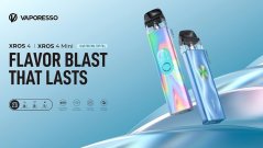 Vaporesso XROS 4 Mini - Pod Kit - 1000 mAh - ICE Purple
