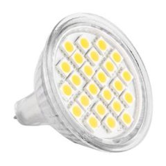 Led žárovky GU5.3 24Led   12V tepla
