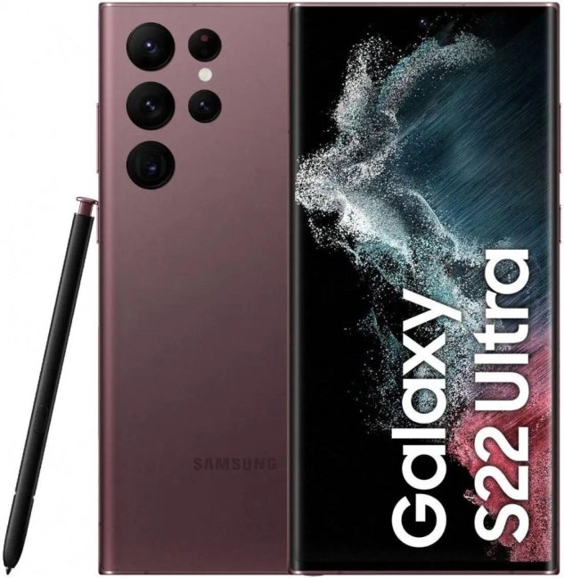 Samsung Galaxy S22 Ultra 5G S908B 12GB/256GB Dual SIM Burgundy zánovní telefon 100 % stav