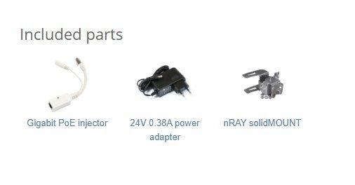 MikroTik nRAYG-60adpair, Wireless Wire nRAY, 60GHz, L3, kompletný spoj