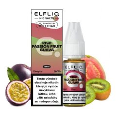 Elf Bar Elfliq - Salt e-liquid - Kiwi Passion Fruit Guava - 10ml - 10mg