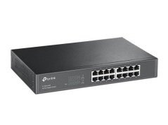 TP-LINK TL-SG1016D 16-Port Gigabit Switch, 16 Gigabit RJ45 Ports, 1U 13-inch Rack-mountable Steel Case