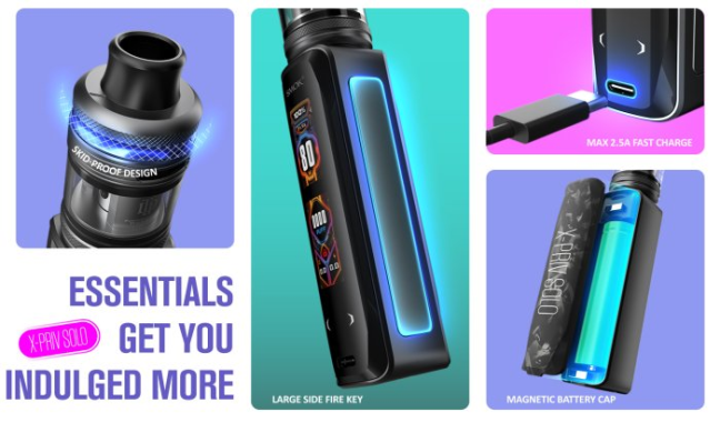 Smoktech X-PRIV Solo 80W Grip Full Kit Pink 1ks