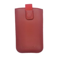 Pouzdro typu kapsa pro Mobiola MB700, kožené, červené