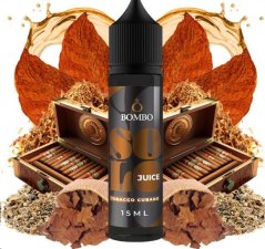 Příchuť Bombo Solo Juice S&V 15ml Tobacco Cubano (Kubánský doutníkový tabák)