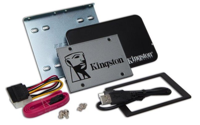 Kingston SSD 1920G UV500 SATA III 2.5" 3D TLC 7mm (čtení/zápis: 520/500MB/s; 79/50K IOPS) Upgrader Bundle Kit