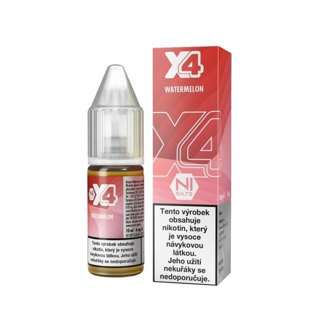 X4 Bar Juice Salt - E-liquid - Watermelon (Vodní meloun) - 20mg