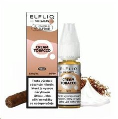 LIQUID ELFLIQ NIC SALT CREAM TOBACCO 10ML - 10MG EXPIRACE 1/2026
