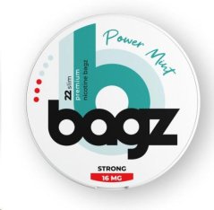 Bagz POWER MINT (Silná máta) 16mg - Nikotinové sáčky