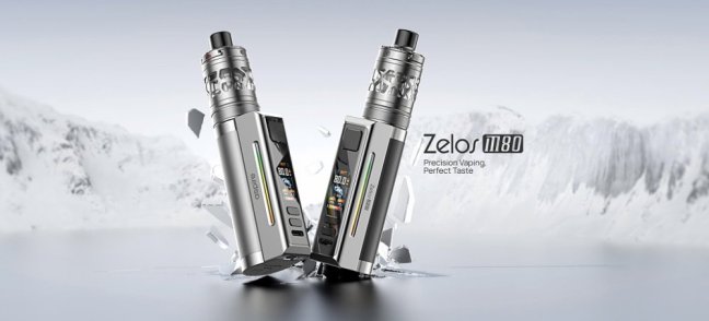 Aspire Zelos M80 Full Kit Black & Silver