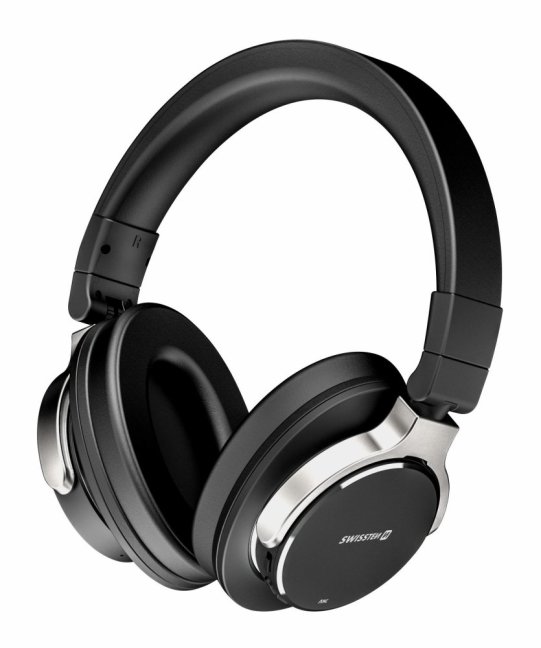 BLUETOOTH STEREO SLUCHÁTKA SWISSTEN JUMBO ANC ČERNÁ