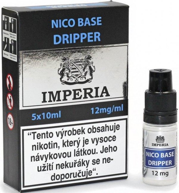 NIKOTINOVÁ BÁZE CZ IMPERIA DRIPPER 5X10ML PG30-VG70 12MG