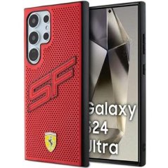 ORIGINÁLNÍ POUZDRO FERRARI BIG SF PERFORATED PRO SAMSUNG GALAXY S24  ULTRA RED