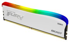 Kingston FURY Beast White DDR4 8GB 3200MT/s DIMM CL16 RGB SE