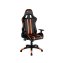 CANYON herní židle Fobos, PU kůže, kovový rám, 90-165°, 2D opěrka, plynový zdvih třídy 4, černo-oranžová