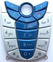 Siemens C65/CX65 blue klávesnice