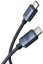 Baseus CAJY000601 Crystal Shine Series Datový Kabel USB-C - USB-C 100W 1,2m Black