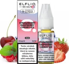 LIQUID ELFLIQ NIC SALT STRAWBERRY RASPBERRY CHERRY ICE 10ML - 20MG