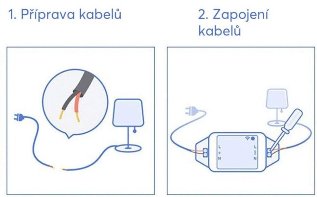 Chytrý spínač NOUS L6 WiFi Tuya 1-kanálový