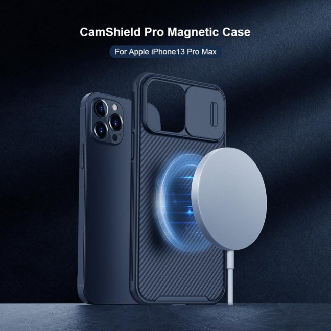 Nillkin CamShield Pro Magnetic Zadní Kryt pro Apple iPhone 13 Pro Max Black