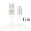 DATOVÝ KABEL SWISSTEN TEXTILE USB / LIGHTNING 1,2 M STŘÍBRNÝ