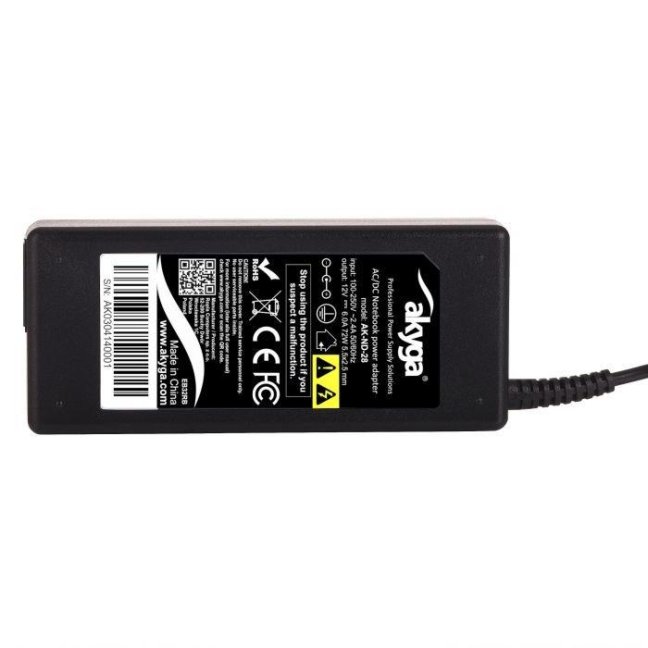 Akyga Nabíječka na notebook 12V/6.0A 72W 5.5x2.5 mm pro ACER/ITX skříně/LED