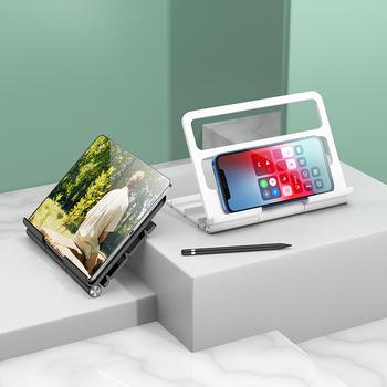 Borofone stojan na mobilní telefon a tablet Bílý