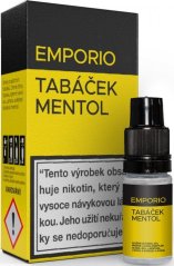 Liquid EMPORIO Tabáček - Mentol 10ml - 6mg