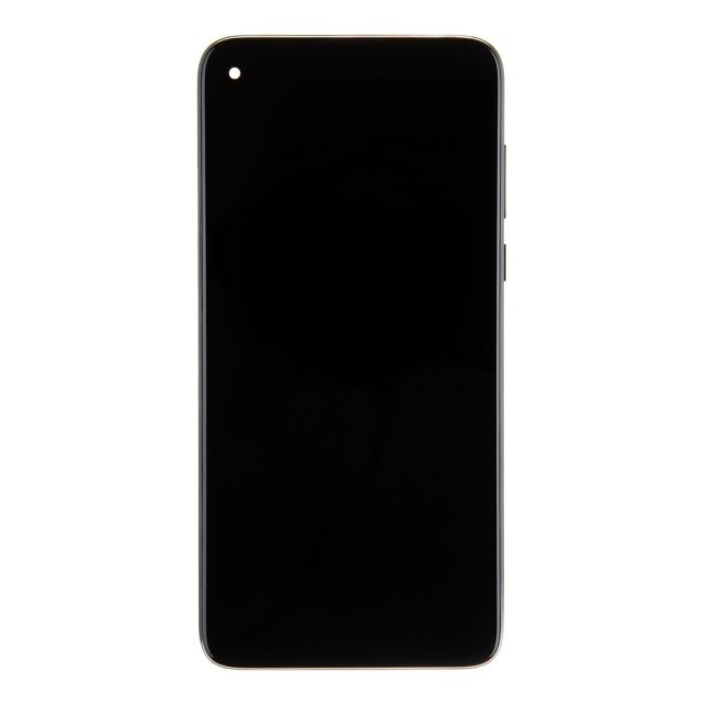 Motorola G8 Power LCD Display + Dotyková Deska + Přední Kryt  Black (Service Pack)
