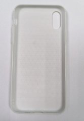 Silikonové pouzdro třpytivé Silver - iPhone X/XS