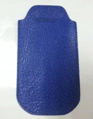Pouzdro kožené slip blue na LG GB115 85x50mm