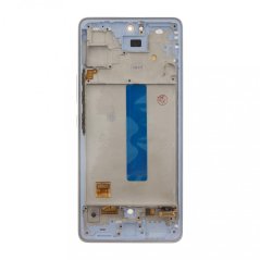 LCD display + Dotyk + Přední Kryt Samsung A536B Galaxy A53 5G Blue