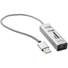 Yenkee YHC 101SR USB COMBO HUB+čtečka