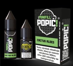 MINIFILL POPIČ! 2V1 - CACTUS ALOES (SLADKÝ KAKTUS S ALOE) 15ML 6MG