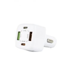 Autonabíječka Fast Charger BK365-2PD 4-Port bílá