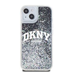 DKNY Liquid Glitter Arch Logo Zadní Kryt pro iPhone 11 Black
