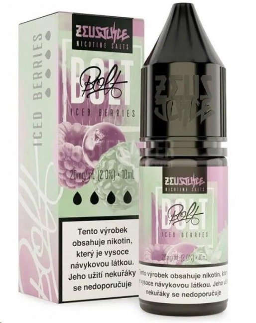 Zeus Juice BOLT Salt - E-liquid - Iced Berries - 10ml - 20mg