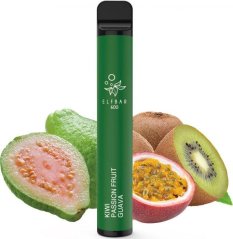 ELF BAR 600 POTAHŮ ELEKTRONICKÁ CIGARETA KIWI PASSION FRUIT GUAVA 20MG