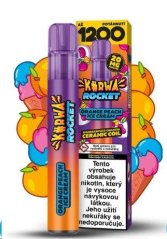 Kurwa Rocket - Jednorázová e-cigareta- 20mg - Orange Peach Ice Cream