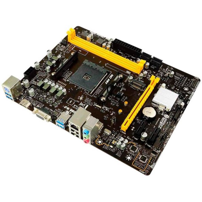 BIOSTAR B450, AM4, 2xDDR4, VGA/HDMI, 1xPCIe x16, 2xPCIe x1, 1xM.2, 4xSATA, GbE LAN, mATX