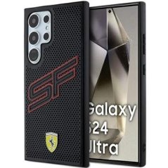 ORIGINÁLNÍ POUZDRO FERRARI BIG SF PERFORATED PRO SAMSUNG GALAXY S24  ULTRA BLACK