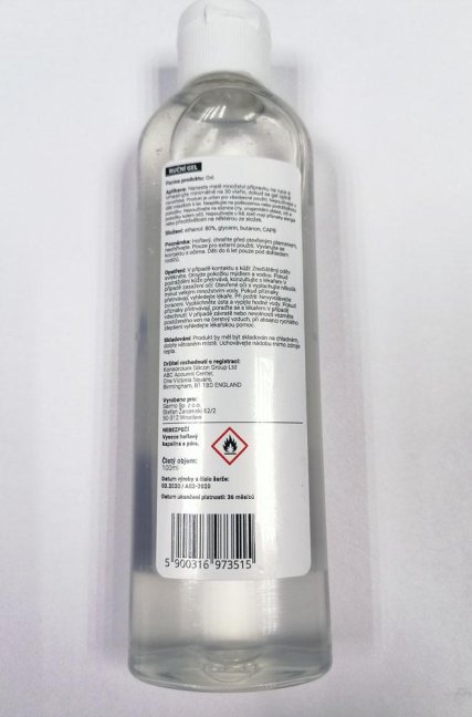 Dezinfekční - antibakteriální gel na ruce - 100 ml, 99,99% ochrana po expiraci