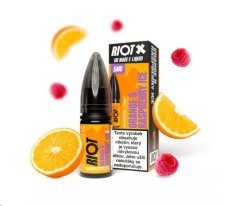 RIOT X Salt Orange & Raspberry Ice (Ledový pomeranč a malina) 10ml 10mg
