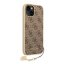 Guess 4G Charms Zadní Kryt pro iPhone 14 Brown
